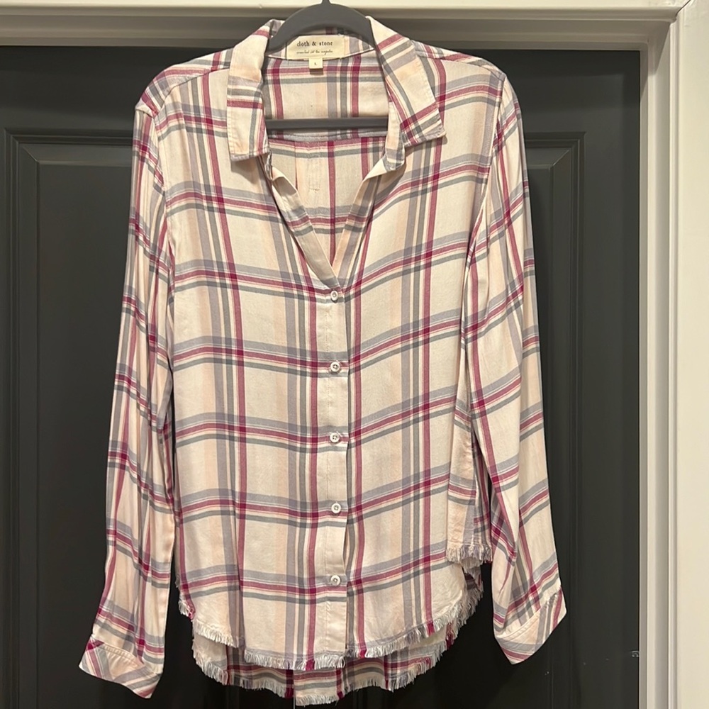 Plaid Blouse